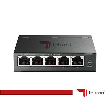 TEKRON 5 PORT GIGABIT SWITCH 10/100/1000