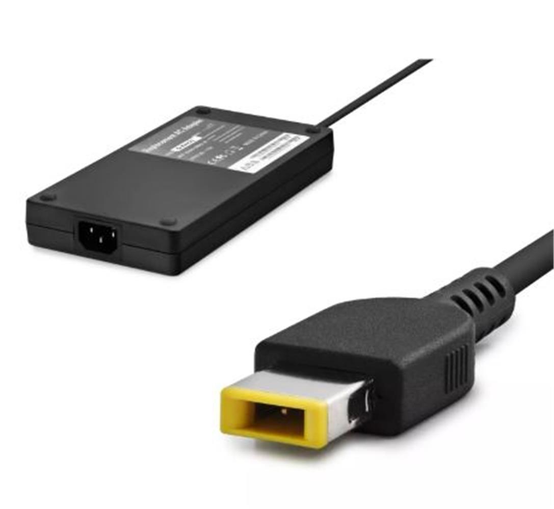 Hadron GXHH6 LENOVO / IBM Uyumlu 20V 11.5A 230W Laptop Adaptörü (Usb Tip Sarı Kare Uç) Siyah