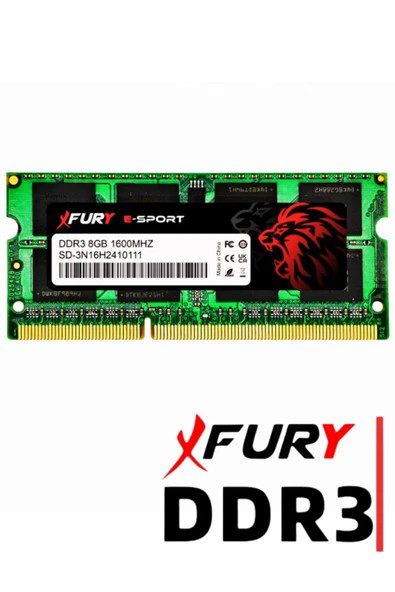 8GB Fury E-Sport DDR3 1600MHz Notebook Ram