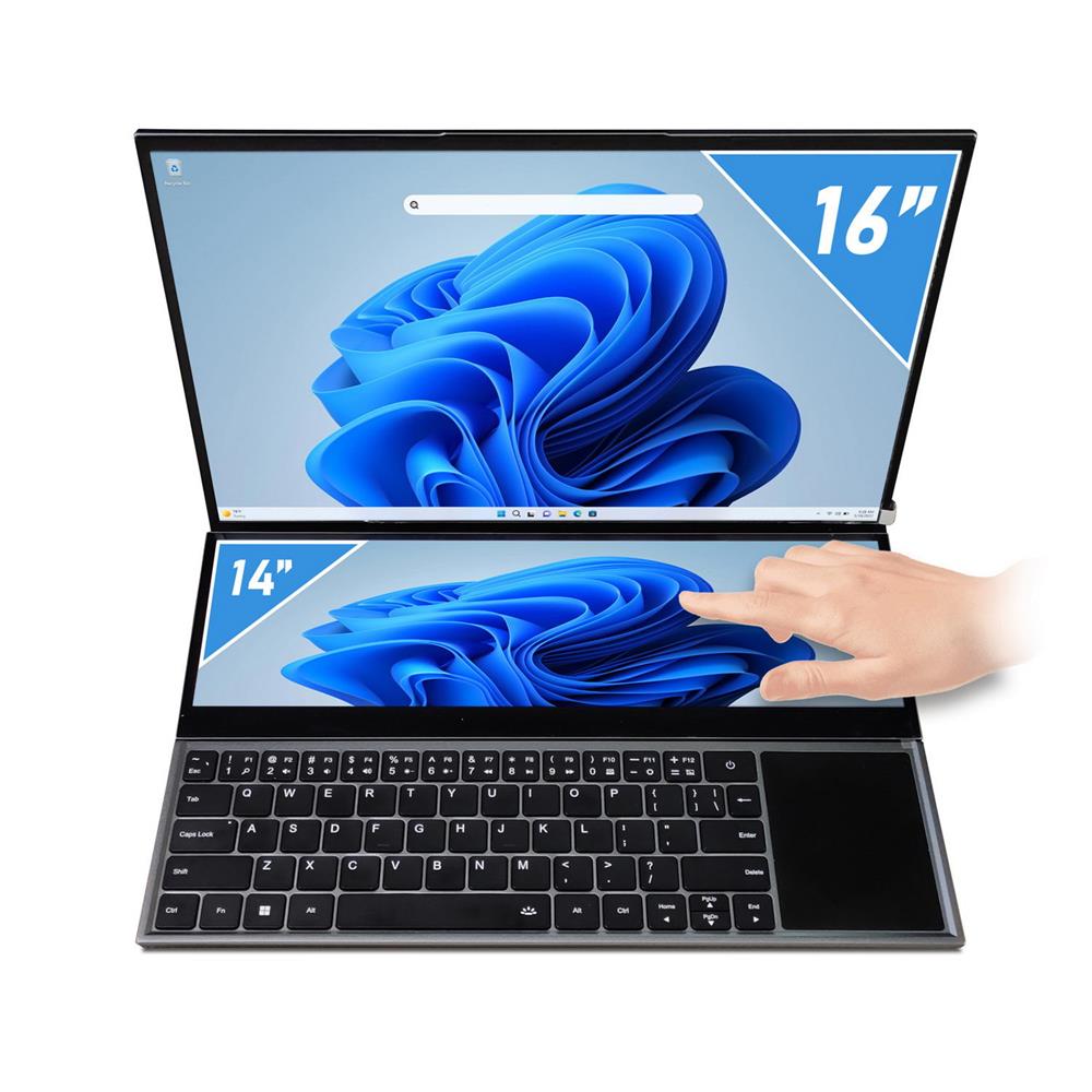 Quadro Diamond Duo DS1630 Ci7 10850H 16gb 512gb NVME SSD Çift Ekran 16" Dokunmatik FreeDos Notebook - görsel 2