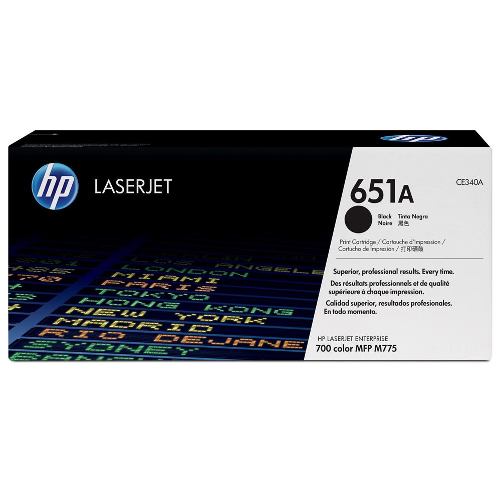 HP 651A Black Siyah 13.000 Sayfa Toner CE340A