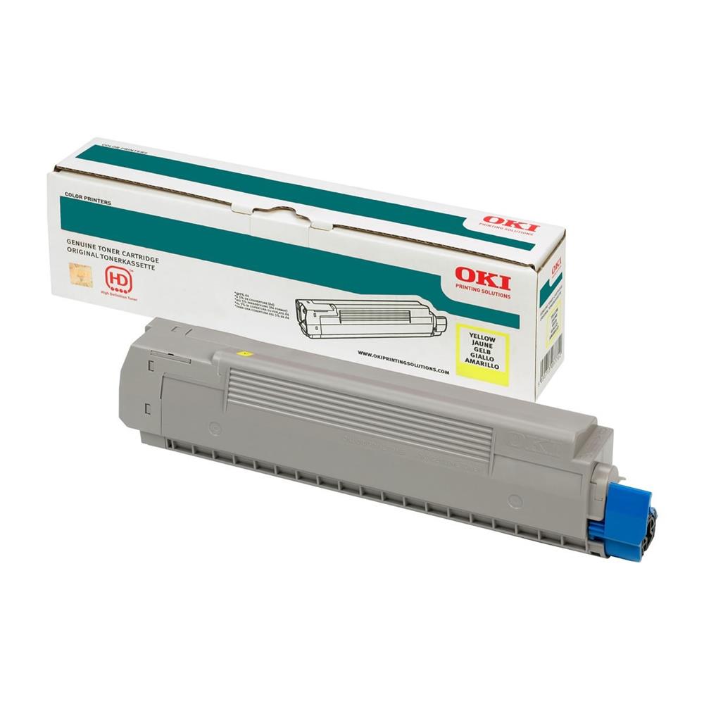 OKI 45862814 SARI TONER-Y MC873 MC883 10.000 SAYFA
