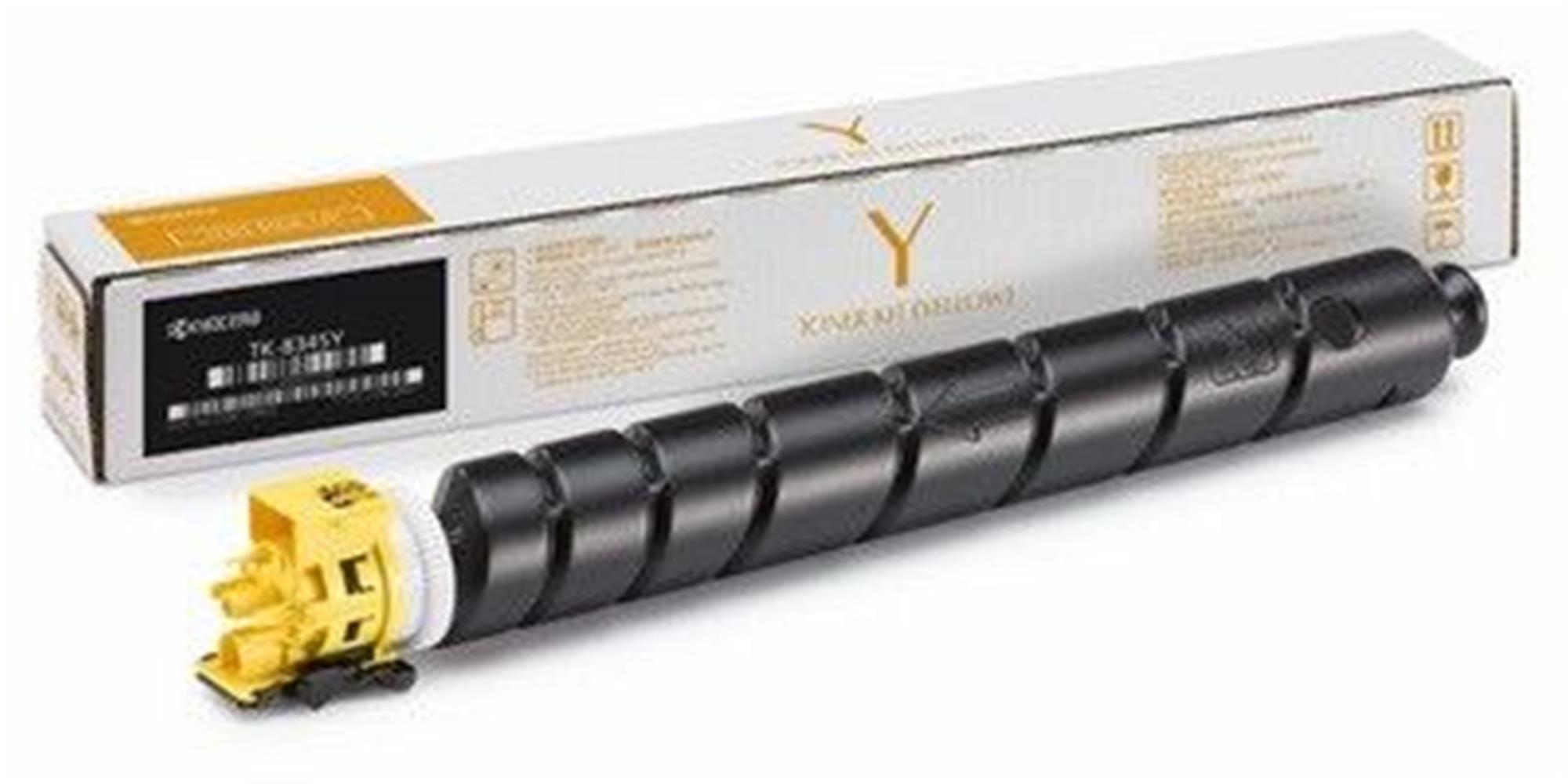 Kyocera TK-8345Y Yellow Sarı Orjinal Fotokopi Toneri Taskalfa 2552/2553ci 12.000 Sayfa