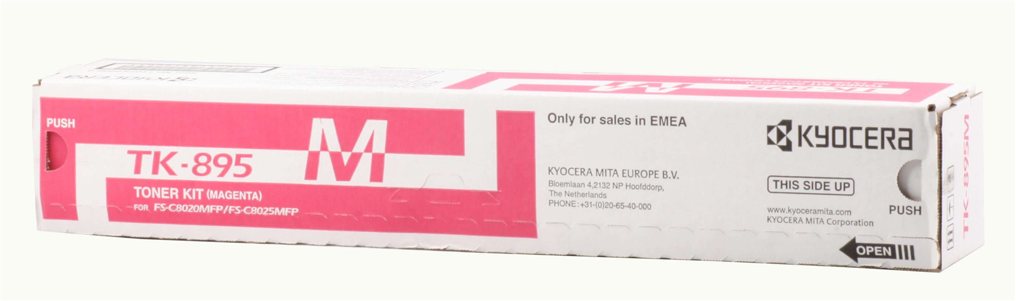 Kyocera TK-895M Magenta Kırmızı Orjinal Fotokopi Toneri FS-C8020/8025/8520/8525 6.000 Sayfa
