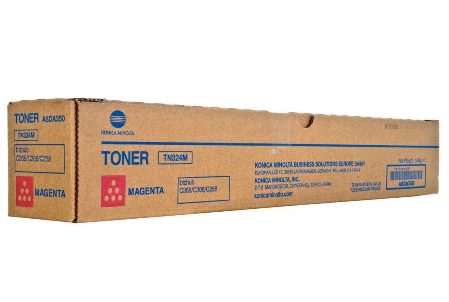 Konica Minolta TN-324M Magenta Kırmızı Orjinal Fotokopi Toneri Bizhup C258/308/368 26.000 Sayfa - görsel 2