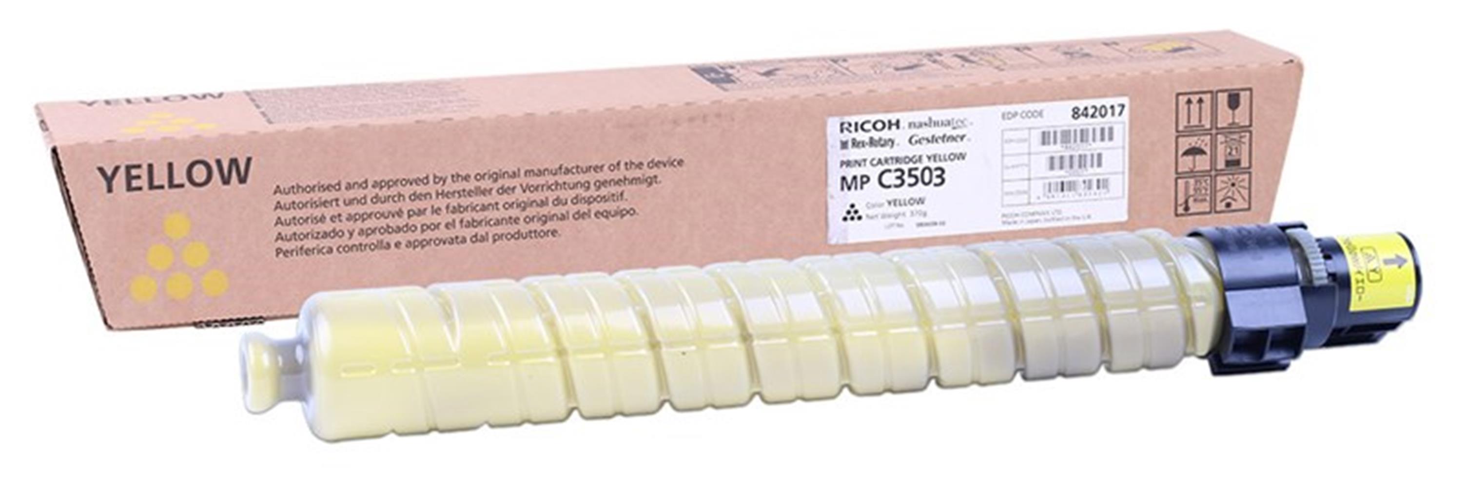 Ricoh MP C3503 Yellow Sarı Orjinal Fotokopi Toneri MP C3003/3004 18.000 Sayfa