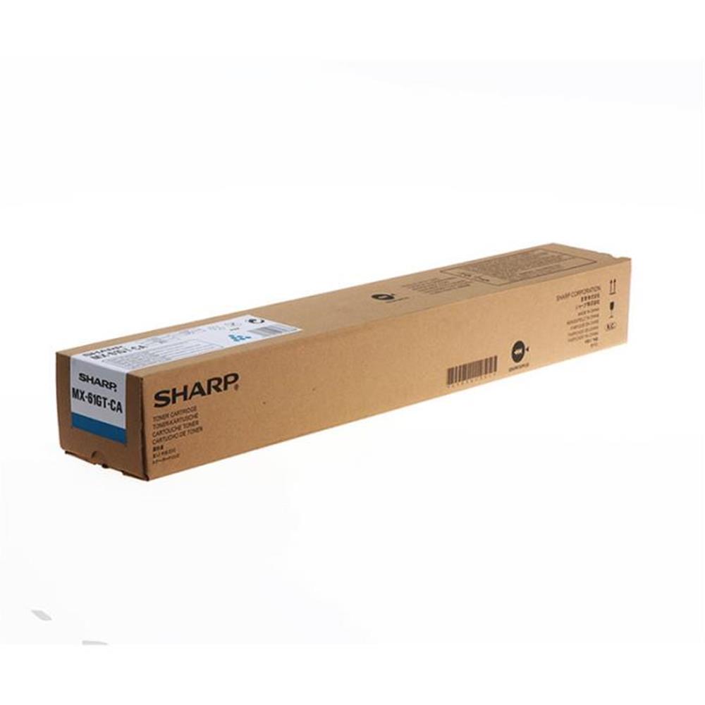 SHARP MX-61GTCA Cyan Mavi Orjinal Fotokopi Toneri MX-2630/2651/3050/3550/3070/3570/5070 24.000 Sayfa