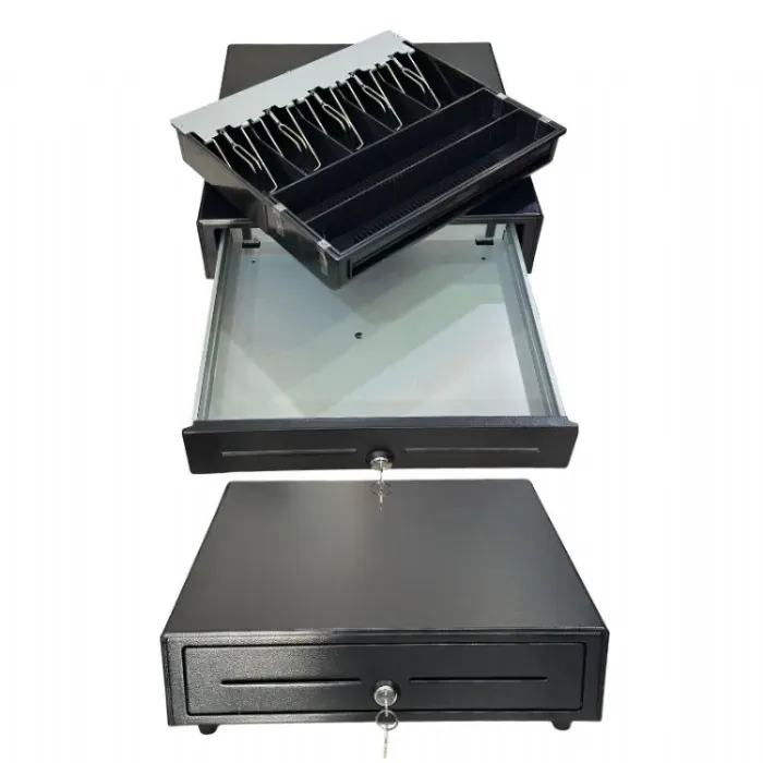 Dbpos M-410 5 Gözlü Metal Para Çekmecesi Metal sürgü