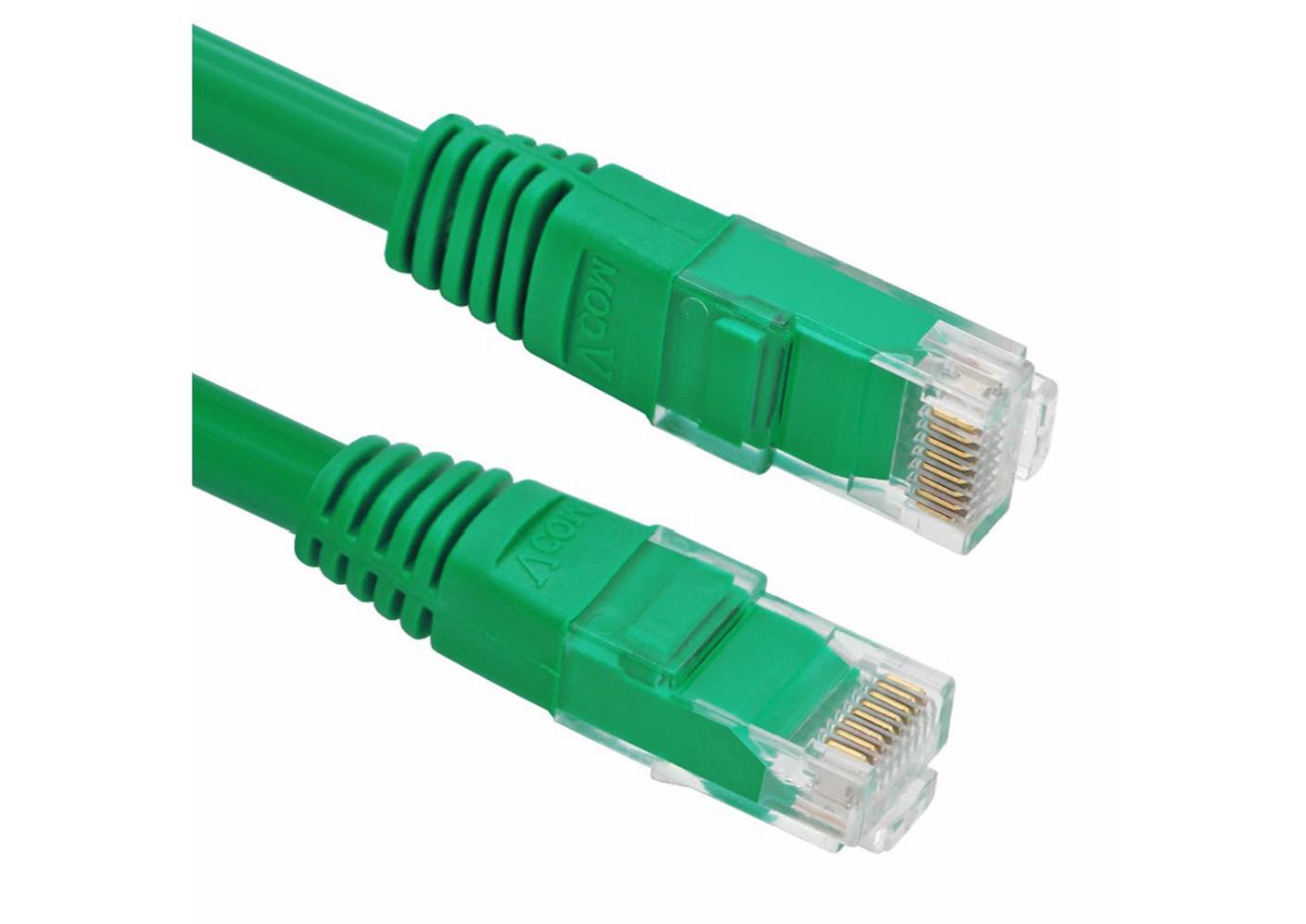 Vcom NP611B-N-2.0 Cat6 2.0MT Yeşil Utp Patch Kablo - görsel 2