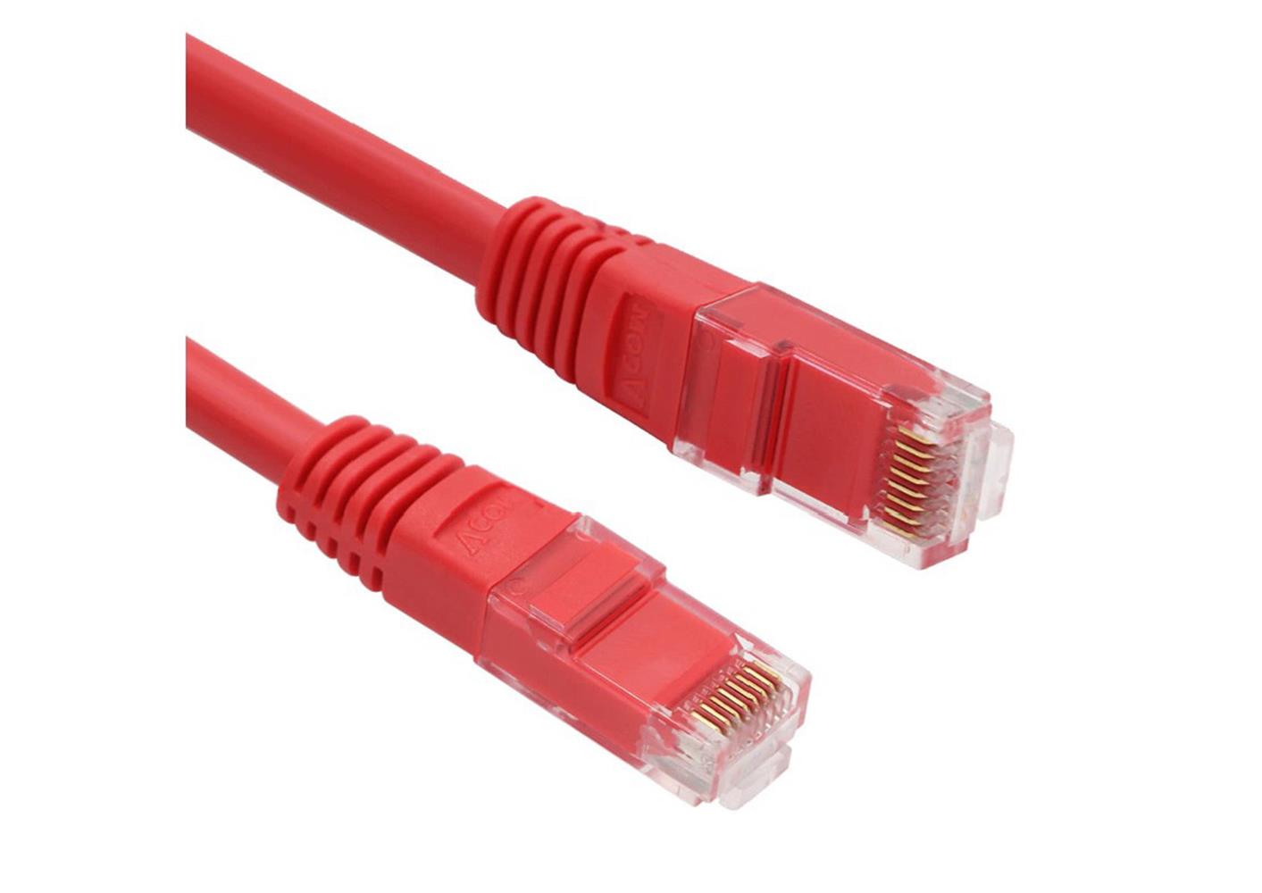 Vcom NP611B-R-5.0 Cat6 5.0MT Kırmızı Utp Patch Kablo - görsel 2