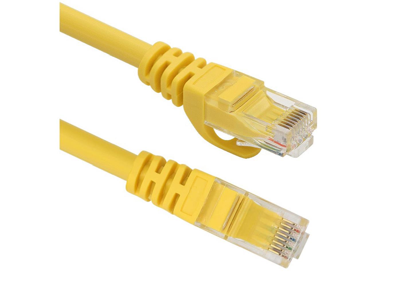 Vcom NP611B-Y-2.0 Cat6 2.0MT Sarı Utp Patch Kablo - görsel 2