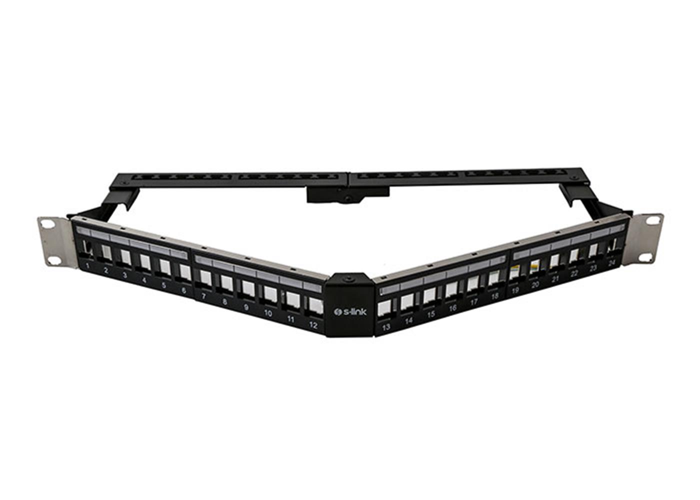 S-link SL-P626 24lü Kolay Kullanımlı, FTP Boş V Şeklinde Patch Panel