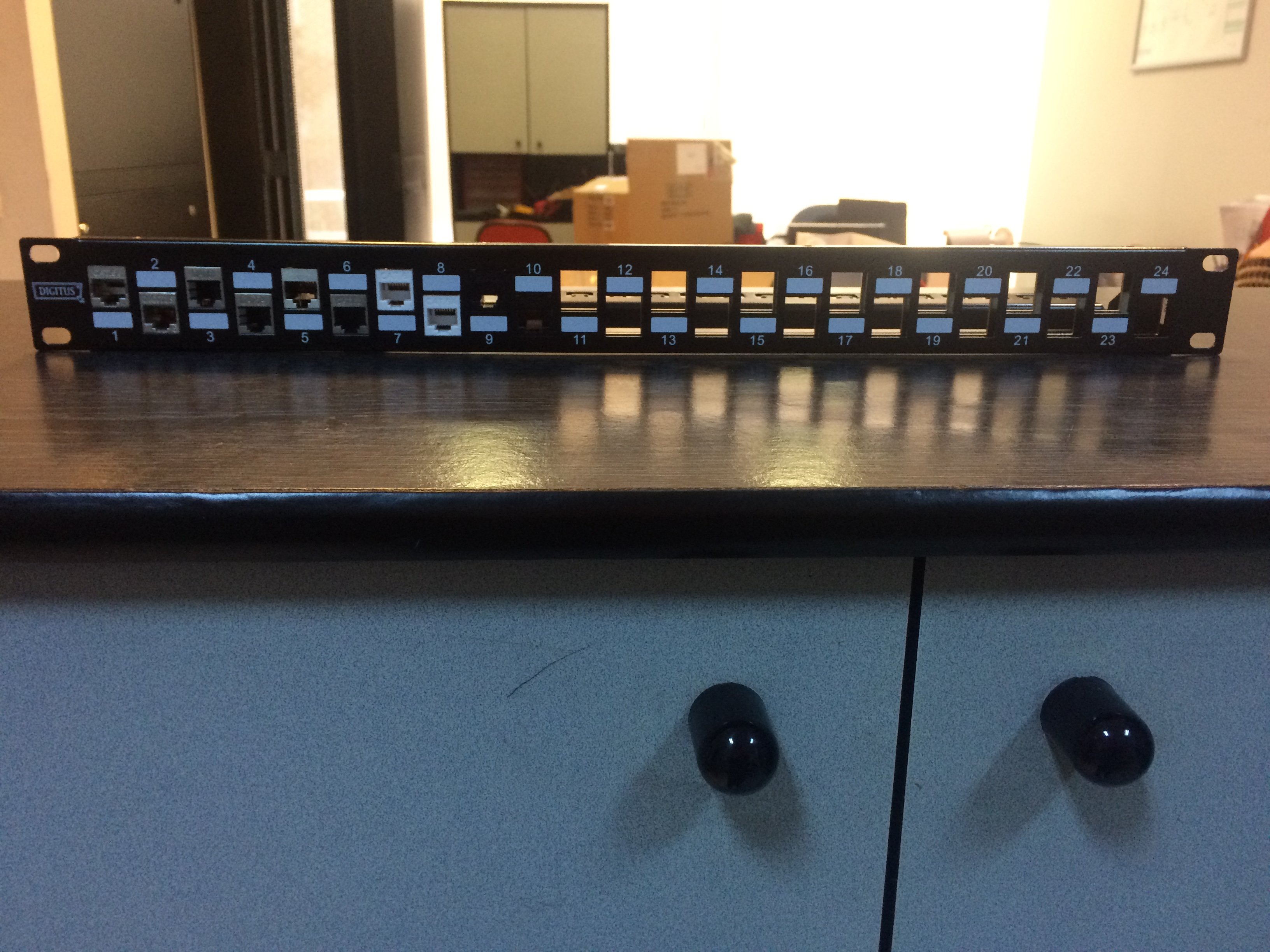 Digitus DN-91412 24 Port Boş Patch Panel - görsel 4