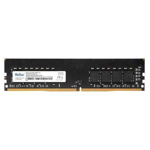 8GB Netac Basic DDR4 3200MHz (NTBSD4P32SP-08) Pc Ram