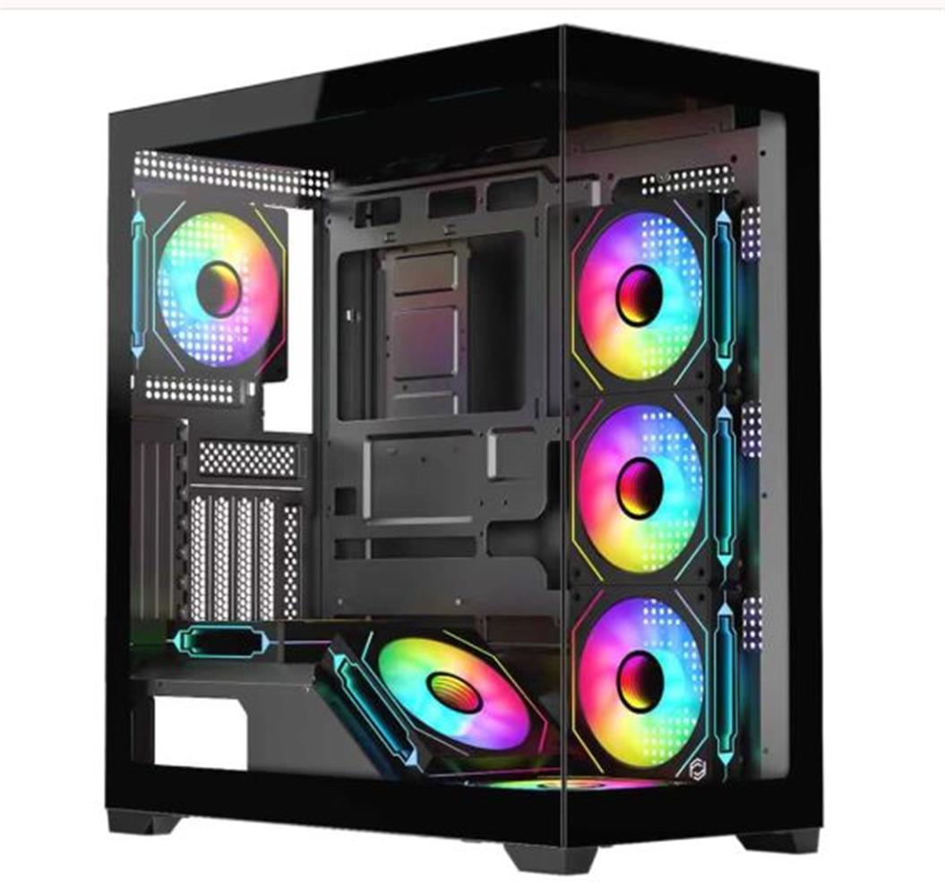 Frisby FC-9565G GDOMINATOR 650w 80+ Gaming Kasa 7x ARGB Fan - görsel 2