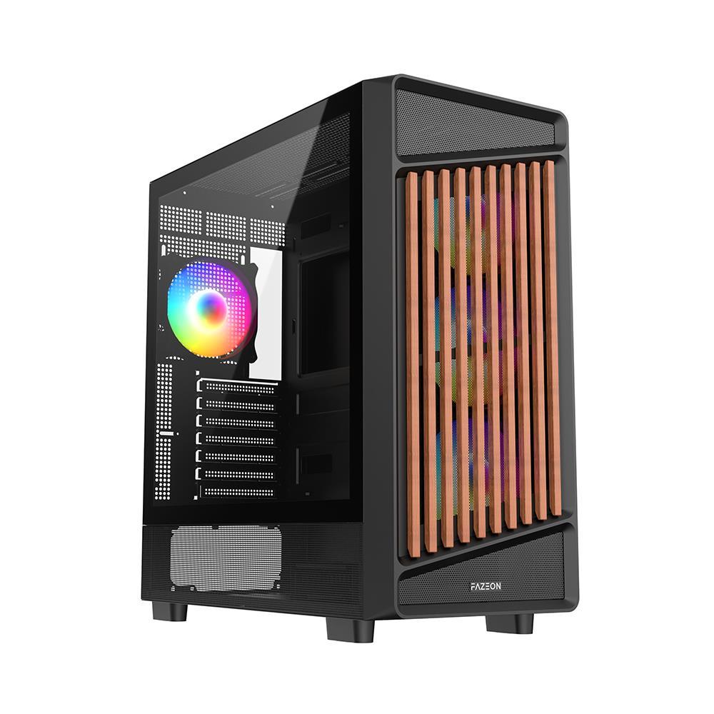 FAZEON F19 750W 80PLUS BRONZE 4x120mm ARGB Fanlı ATX Siyah Bilgisayar Kasası - görsel 2