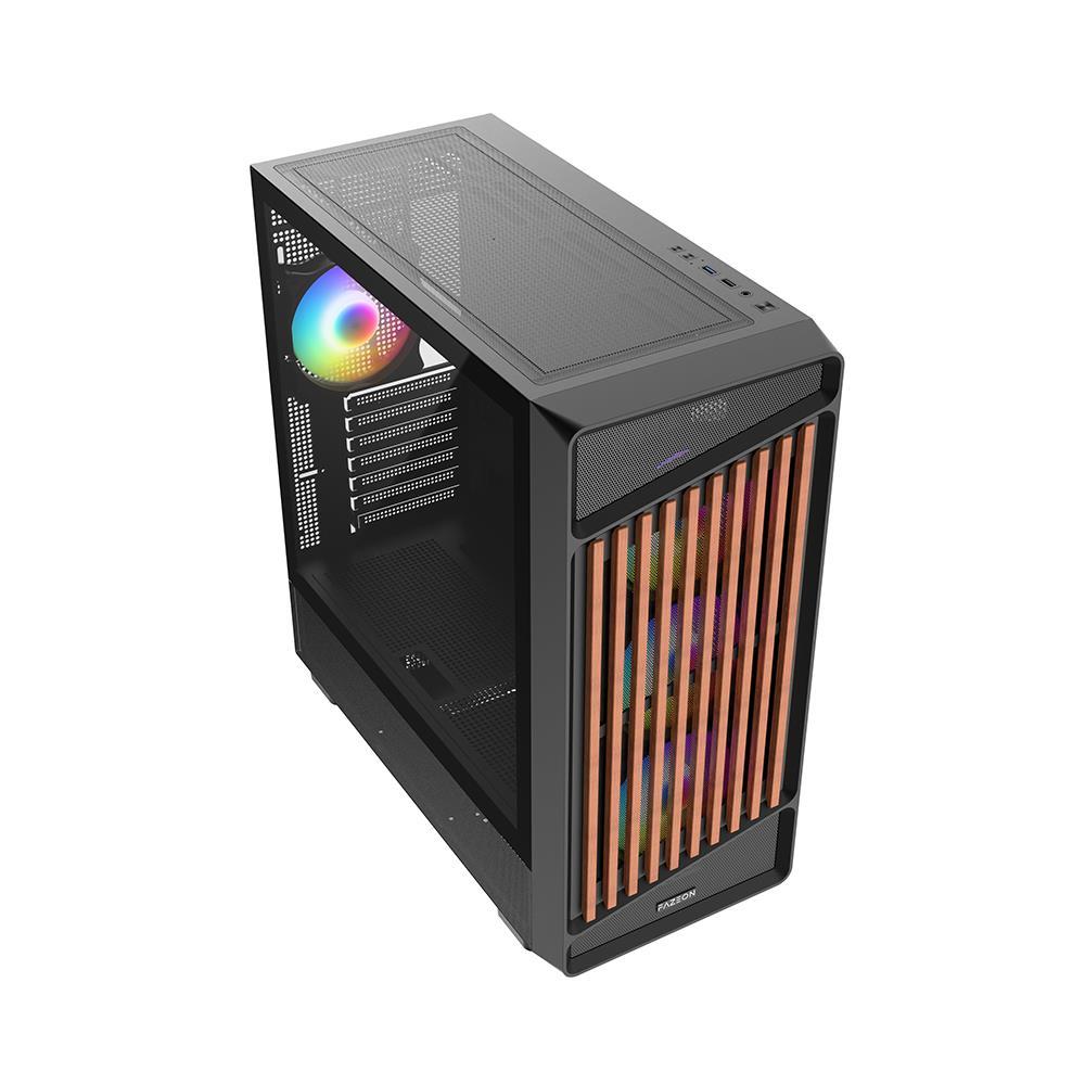 FAZEON F19 750W 80PLUS BRONZE 4x120mm ARGB Fanlı ATX Siyah Bilgisayar Kasası