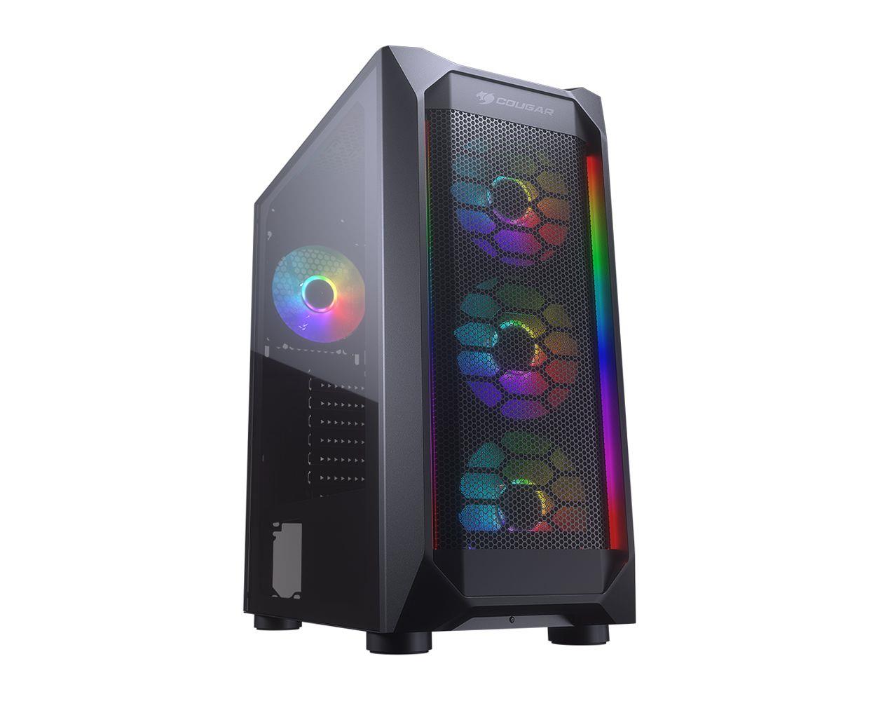 Cougar MX410 Mesh-G RGB Kasa (Cougar XTC650 650W 80+ Power Supply) - görsel 2