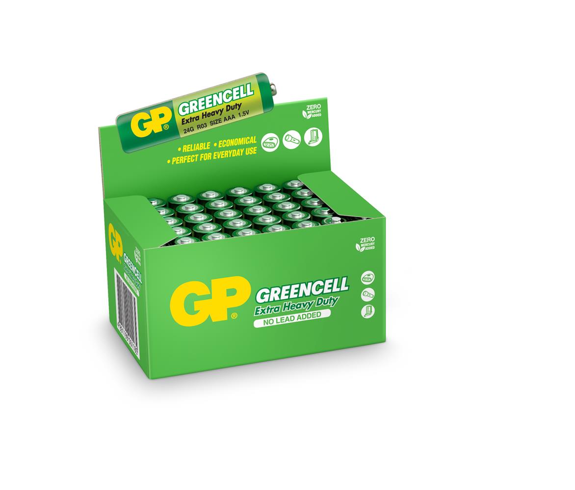 Gp Greencell R03 AAA Boy Çinko İnce Kalem Pil 40'lı Paket GP24G-2S2 - görsel 2