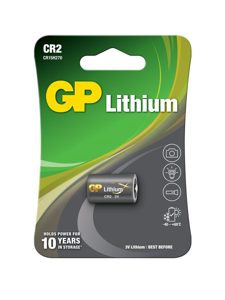 GP GPCR2-U1 CR2 3V Lityum Pil Fotoğraf Makinesi Pili Tekli Paket - görsel 2