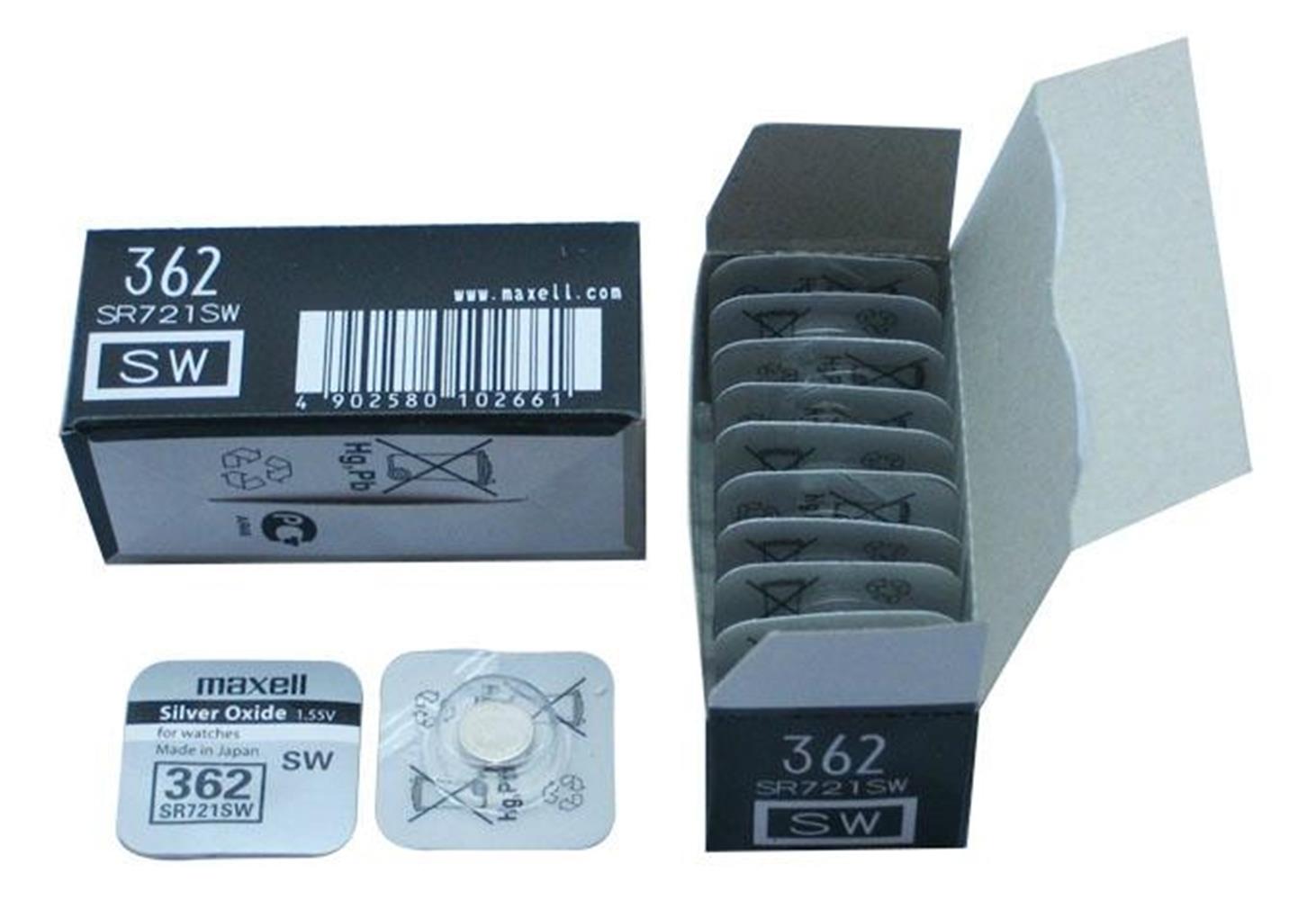 Maxell Sr-721Sw/362 10lu Paket Pil
