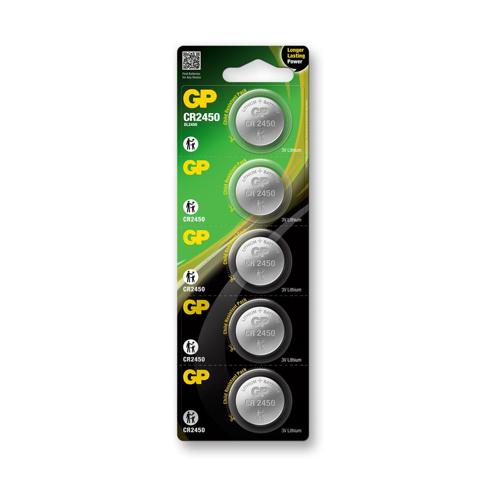 GP CR2450-10 3V Lityum Düğme Pil 10'lu Paket - görsel 2