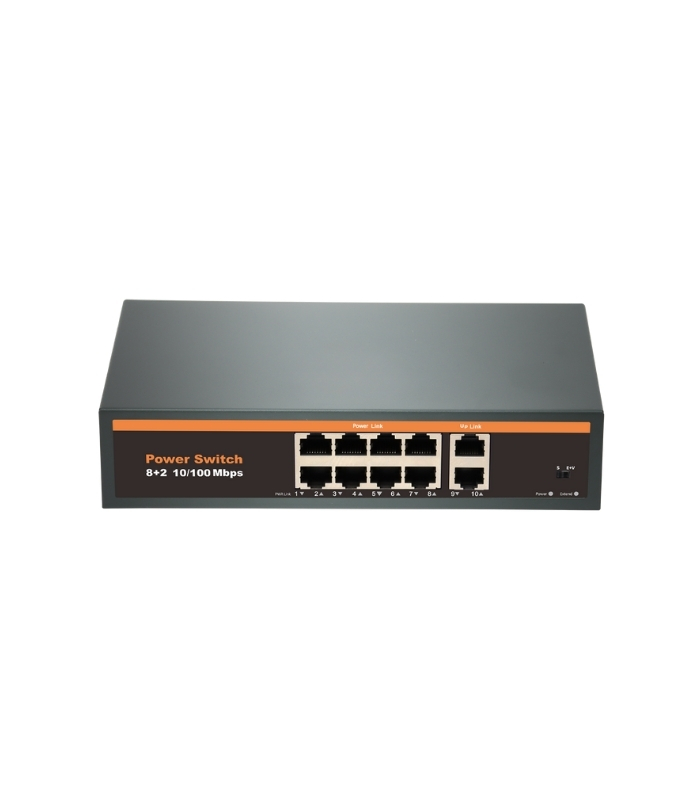 NOVACOM NVC-INTSF0820FB2L 24V INTERCOM 8+2 POE SWİTCH (10/100)