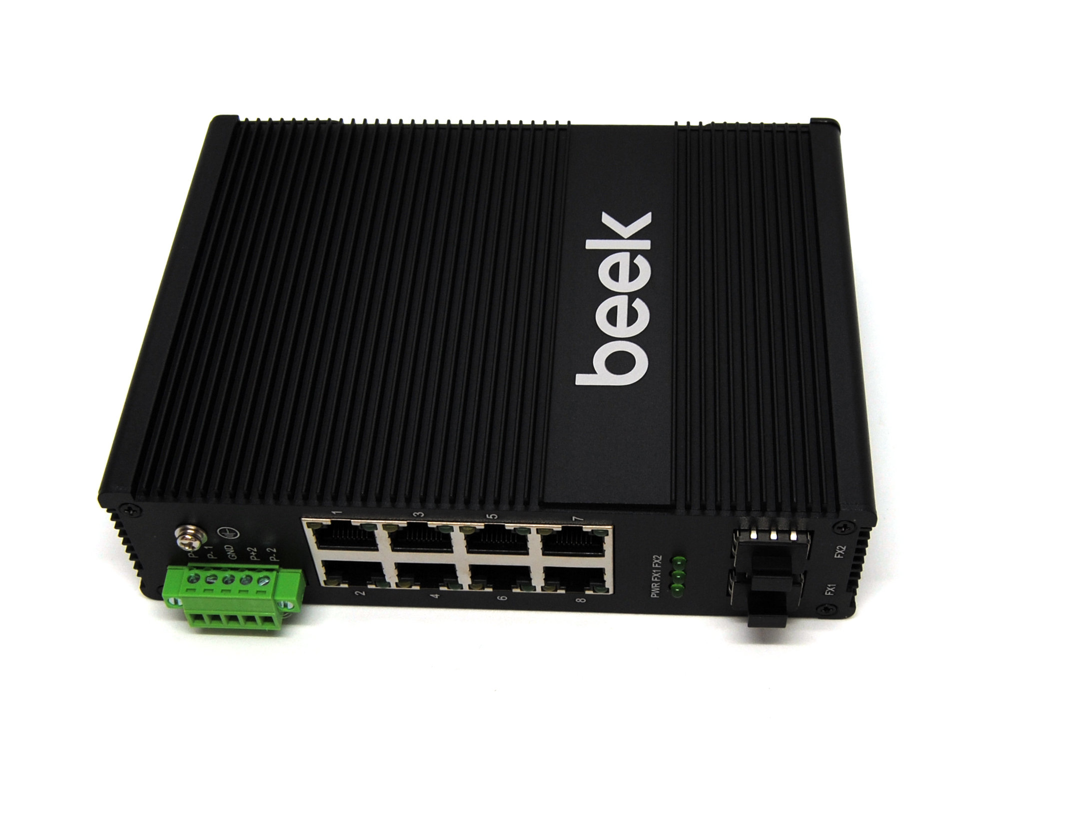 BEEK BN-ISW-1082PG Yönetilemeyen L2 Endüstriyel PoE Switch - görsel 2