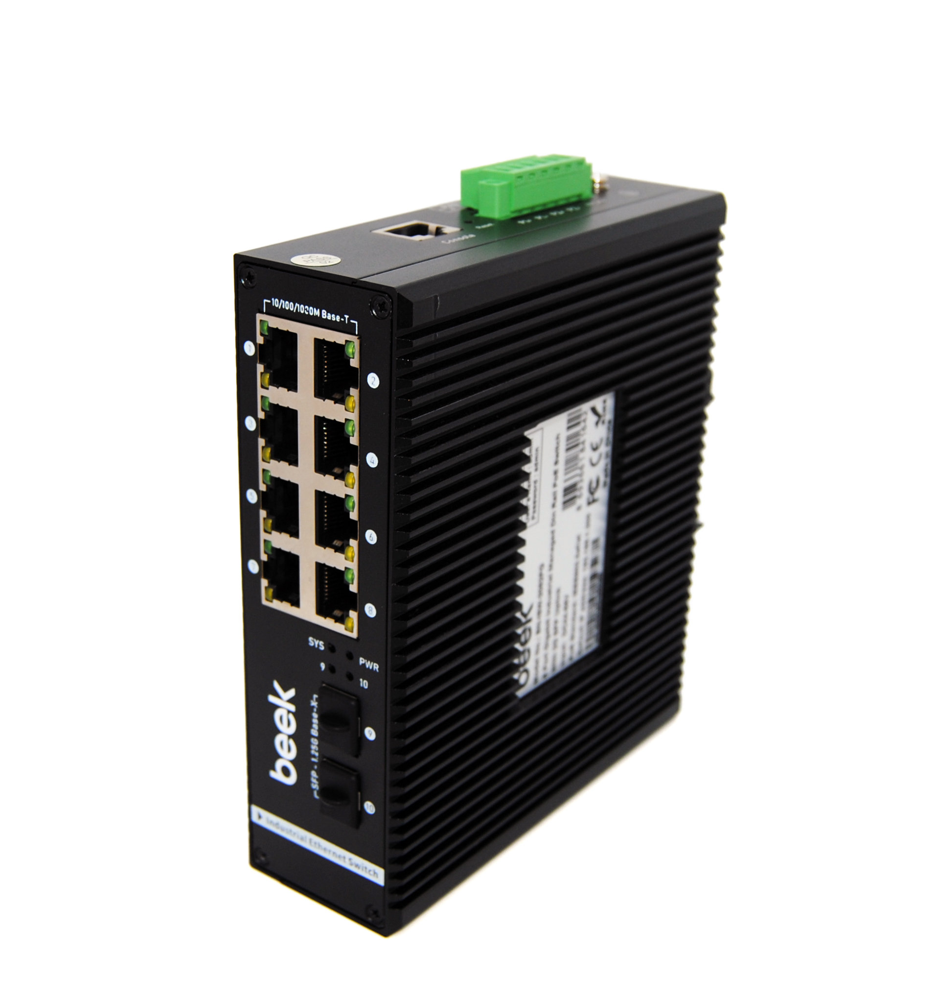 BEEK BN-ISW-2082PG Yönetilebilir L2+ Endüstriyel PoE Switch - görsel 3