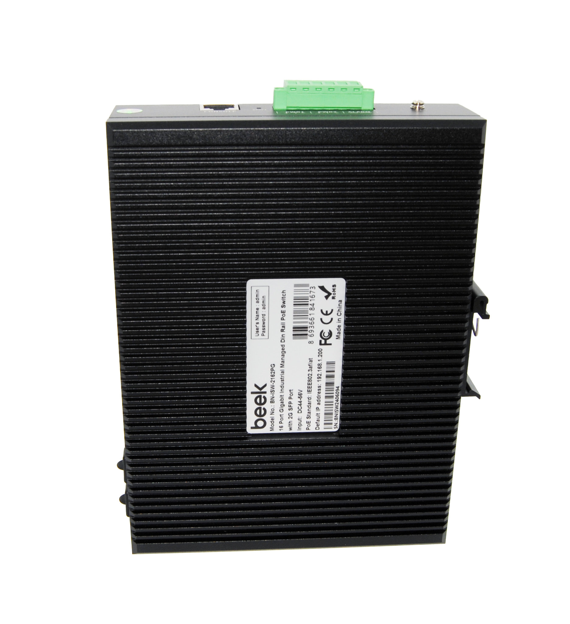BEEK BN-ISW-2162PG Yönetilebilir L2+ Endüstriyel PoE Switch - görsel 4