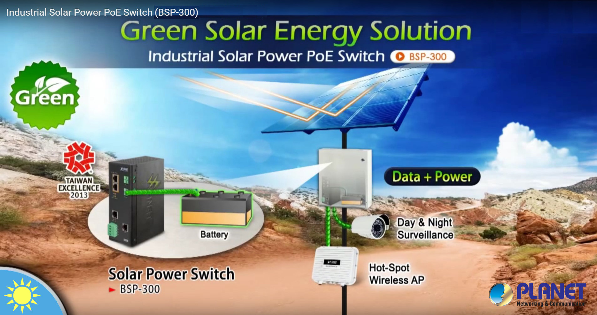 Planet PL-BSP-300 Endüstriyel Tip Güneş Enerjisinden Beslenen Yönetilebilir PoE Switch - görsel 10