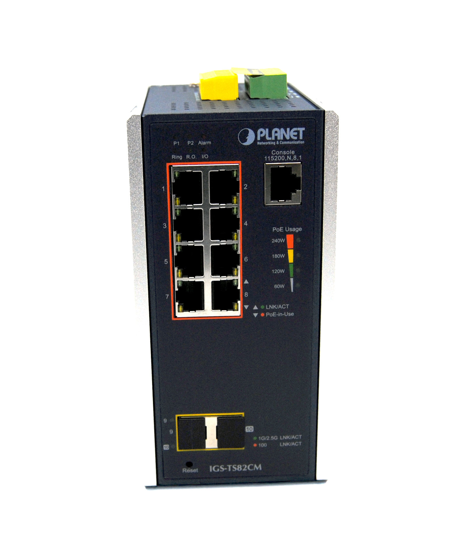 Planet PL-IGS-TS82CM L2+ Endüstriyel Yönetilebilir Switch - görsel 3