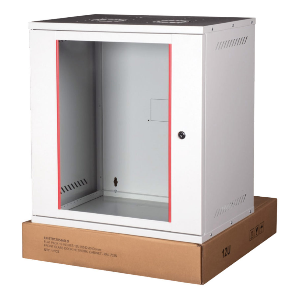 Lande 12U 600X600 Duvar Tipi Beyaz Demonte Kabinet