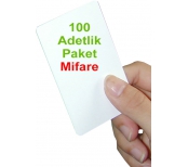 100 adet 1.Sınıf MIFARE Kart