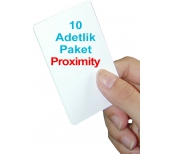 10 adet 1.Sınıf Proximity Kart (Seri numara baskılı)