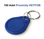 100 Adet Proximity KEYFOB Anahtarlık