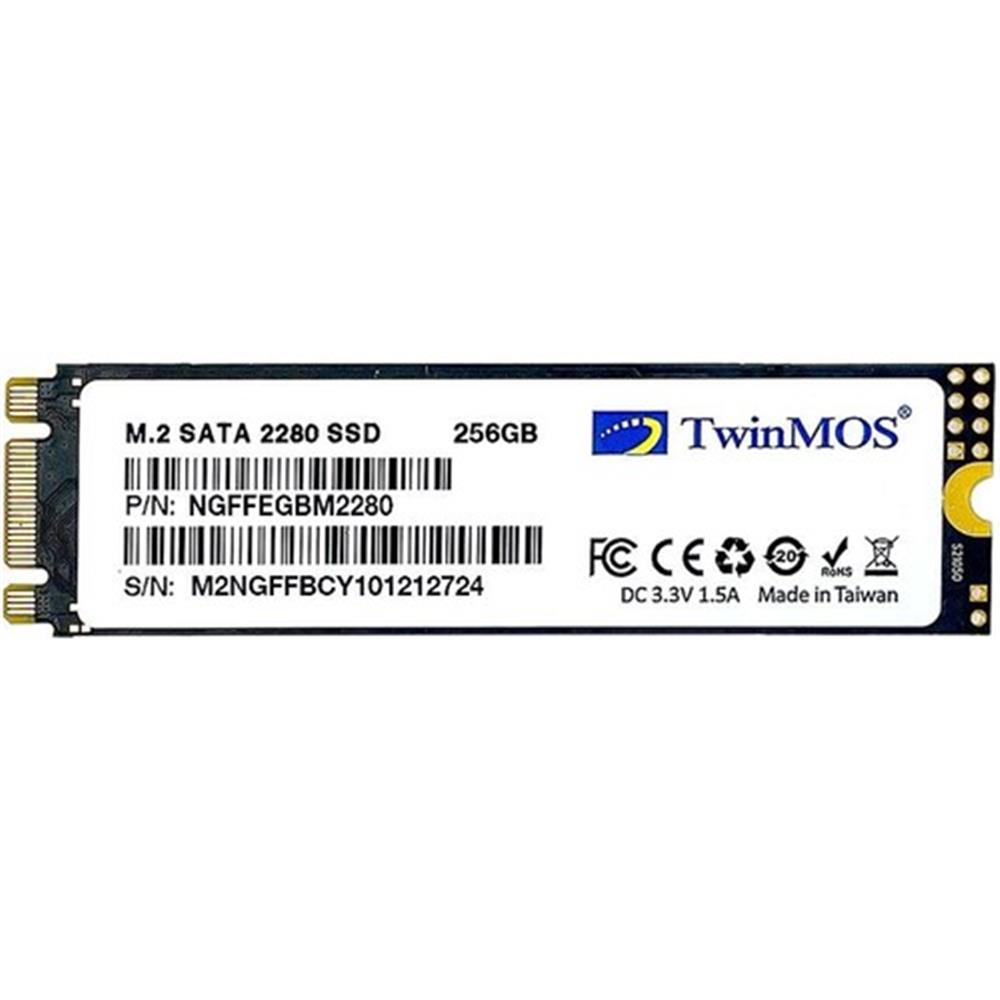 TwinMOS 256GB NGFFEGBM2280 M.2 2280 SATA3 SSD (580Mb-550Mb/s) 3DNAND Ssd Disk - görsel 2