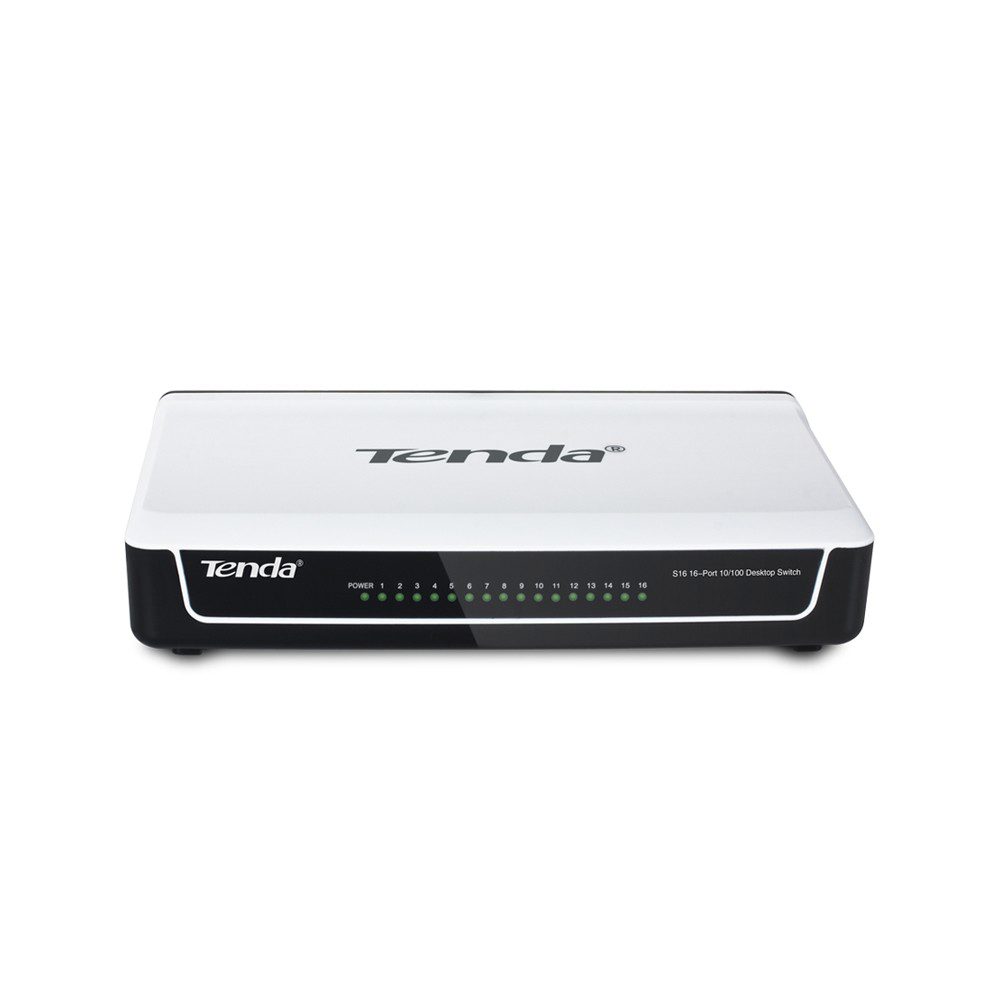 Tenda S16 16 Port 10/100 Mbps Switch Plastik Kasa