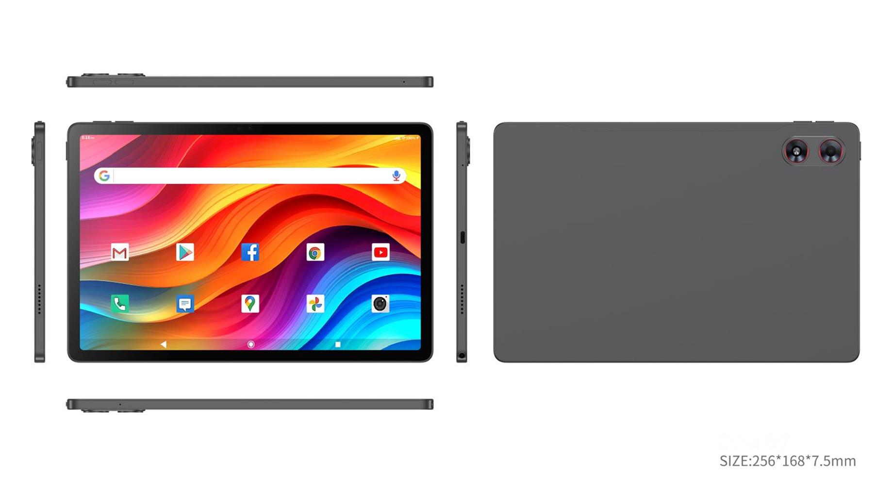 Technopc Quantum Elise T80P 10.95" IPS 8 Core 2GHz 8/256GB 5/13MP Kılıf Pasif Kalem LTE Tablet - görsel 2