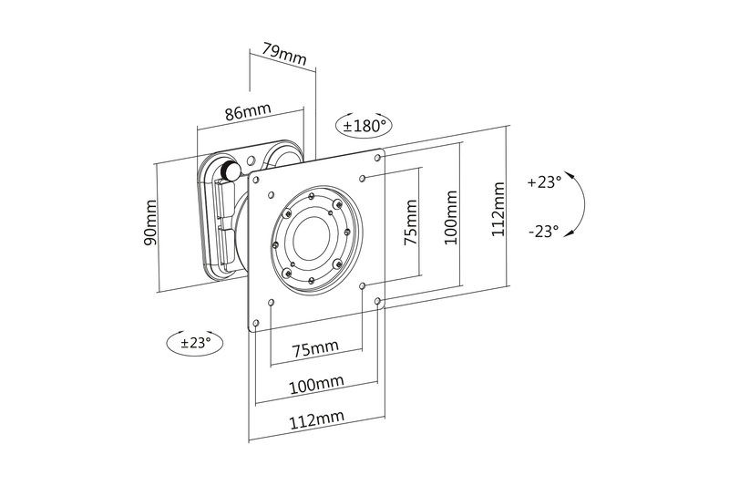 Digitus DA-90307 Ekran Taşıyabilen Askı Aparatı - görsel 6