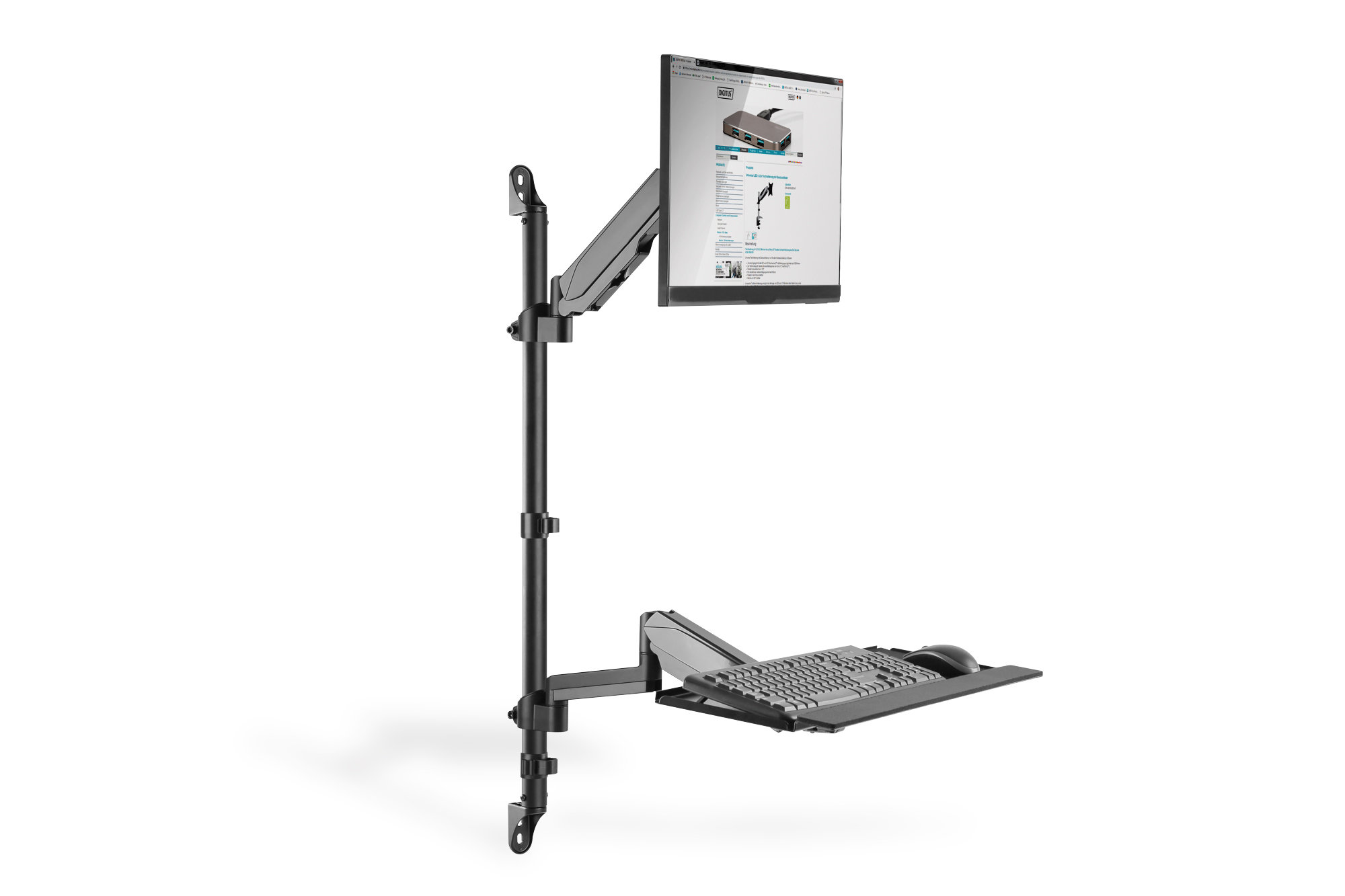 Digitus DA-90372 Maksimum Ekran Boyutu: 43 cm -81 cm - görsel 8