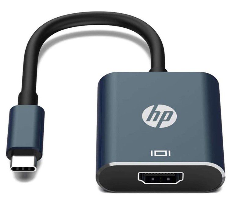 Hp DHC-CT202 Type-C - HDMI Görüntü Adaptörü Siyah