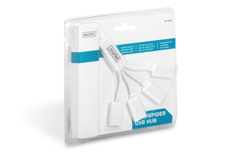 Digitus DA-70216 4 Port USB 2.0 Hub - görsel 4