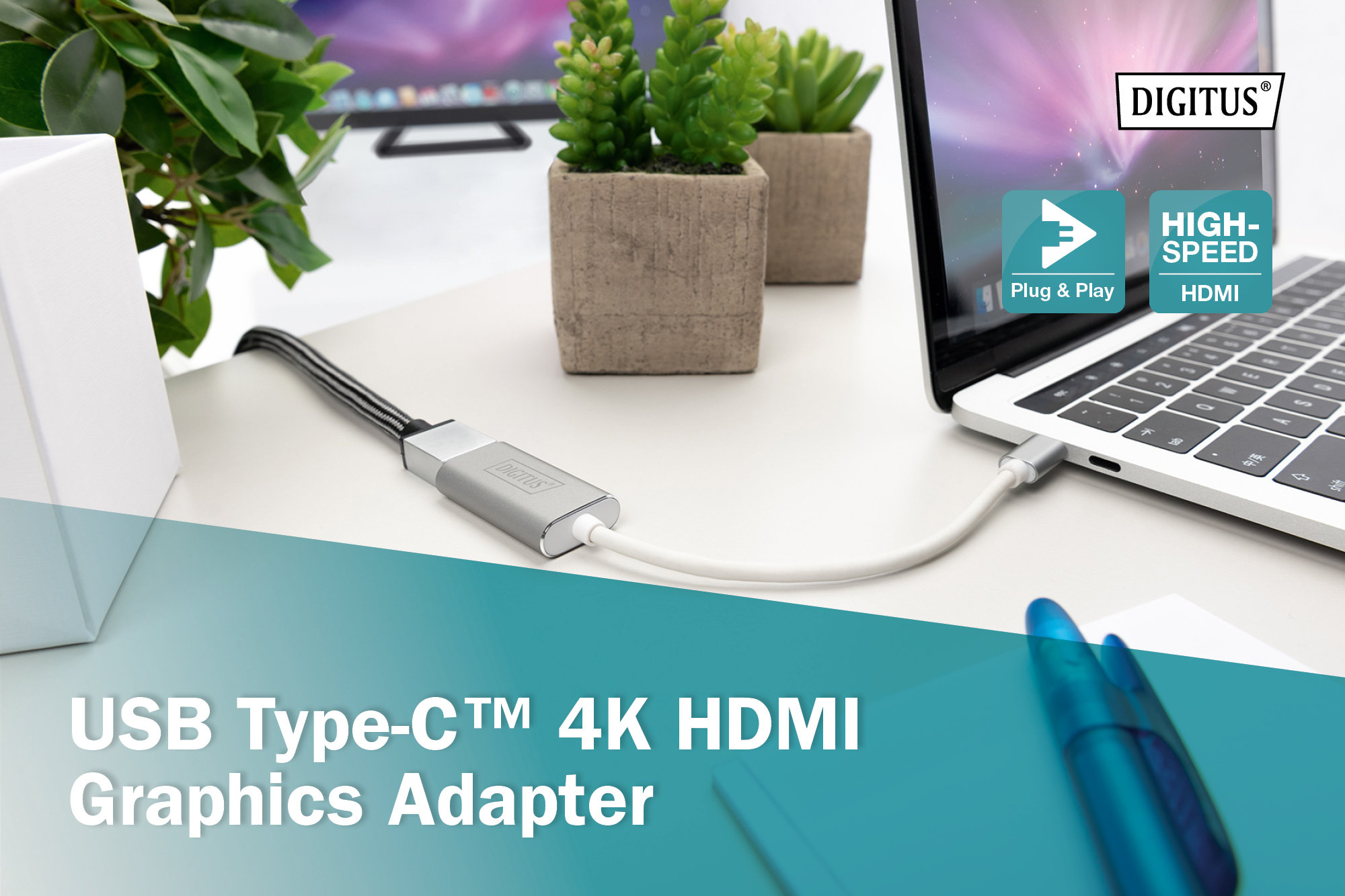 Digitus DA-70836 4K HDMI Grafik Adaptörü - görsel 3