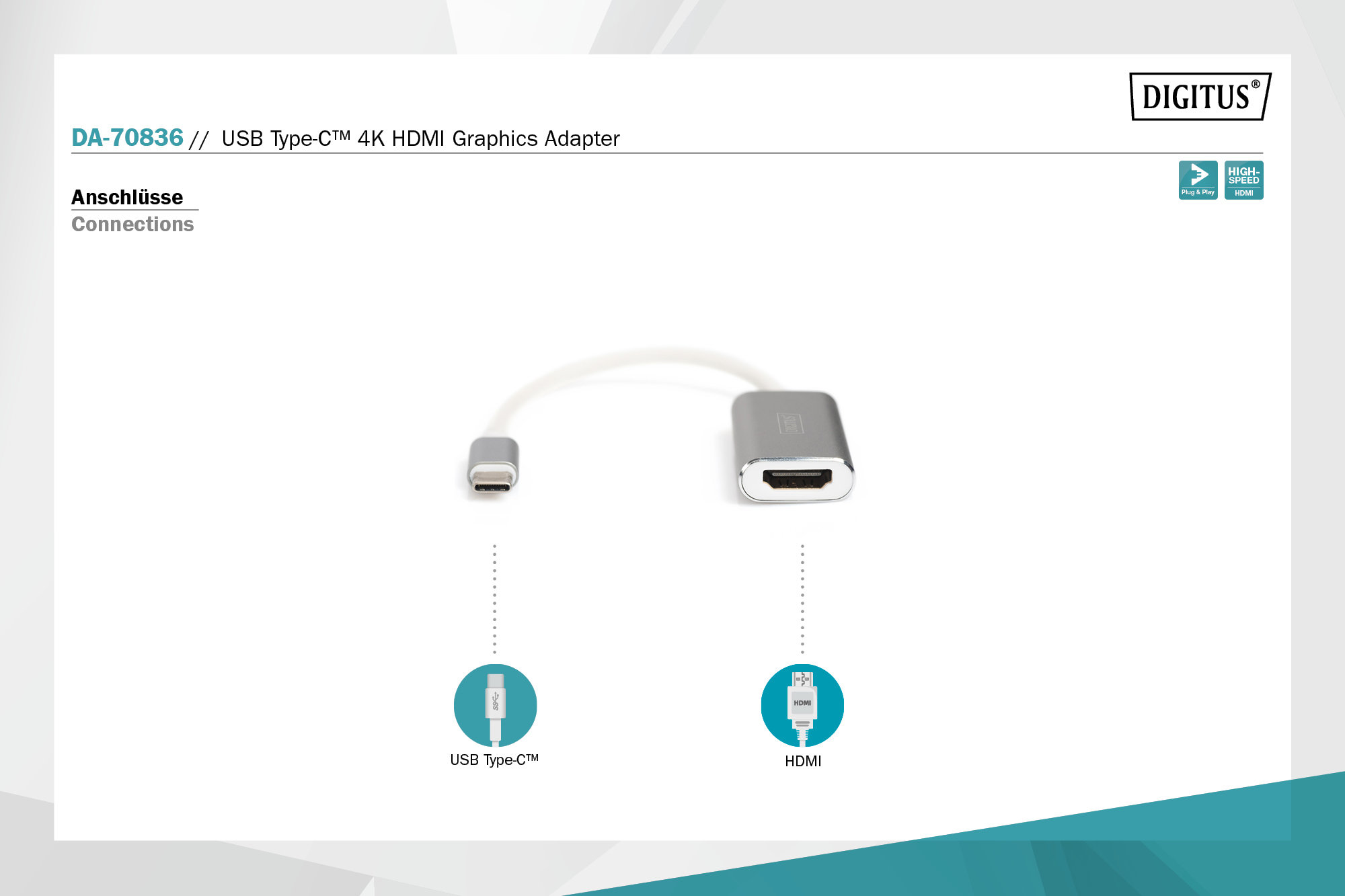 Digitus DA-70836 4K HDMI Grafik Adaptörü - görsel 4