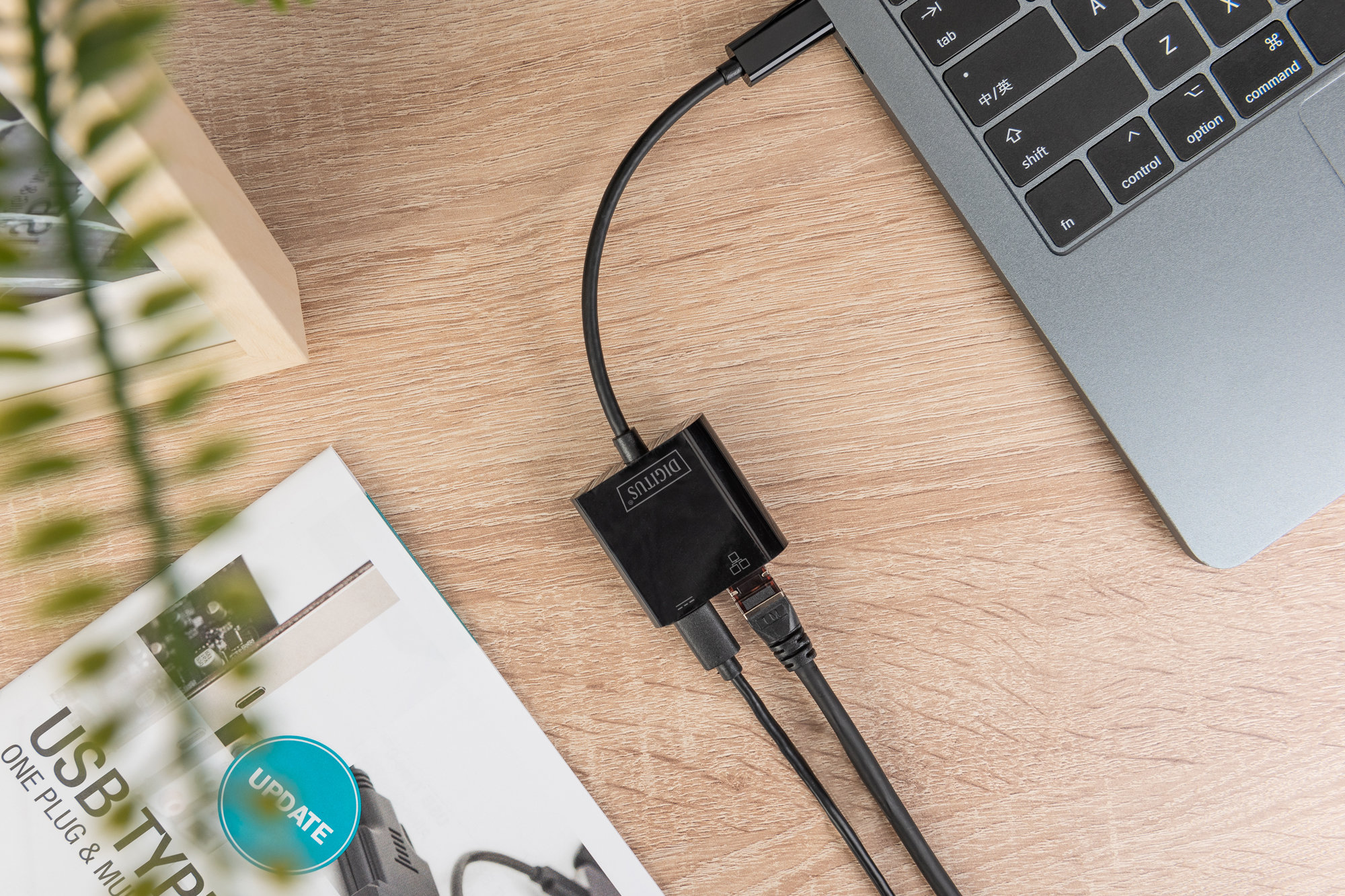 Digitus DN-3027 USB Tip C Gigabit Ethernet Adaptörü - görsel 4
