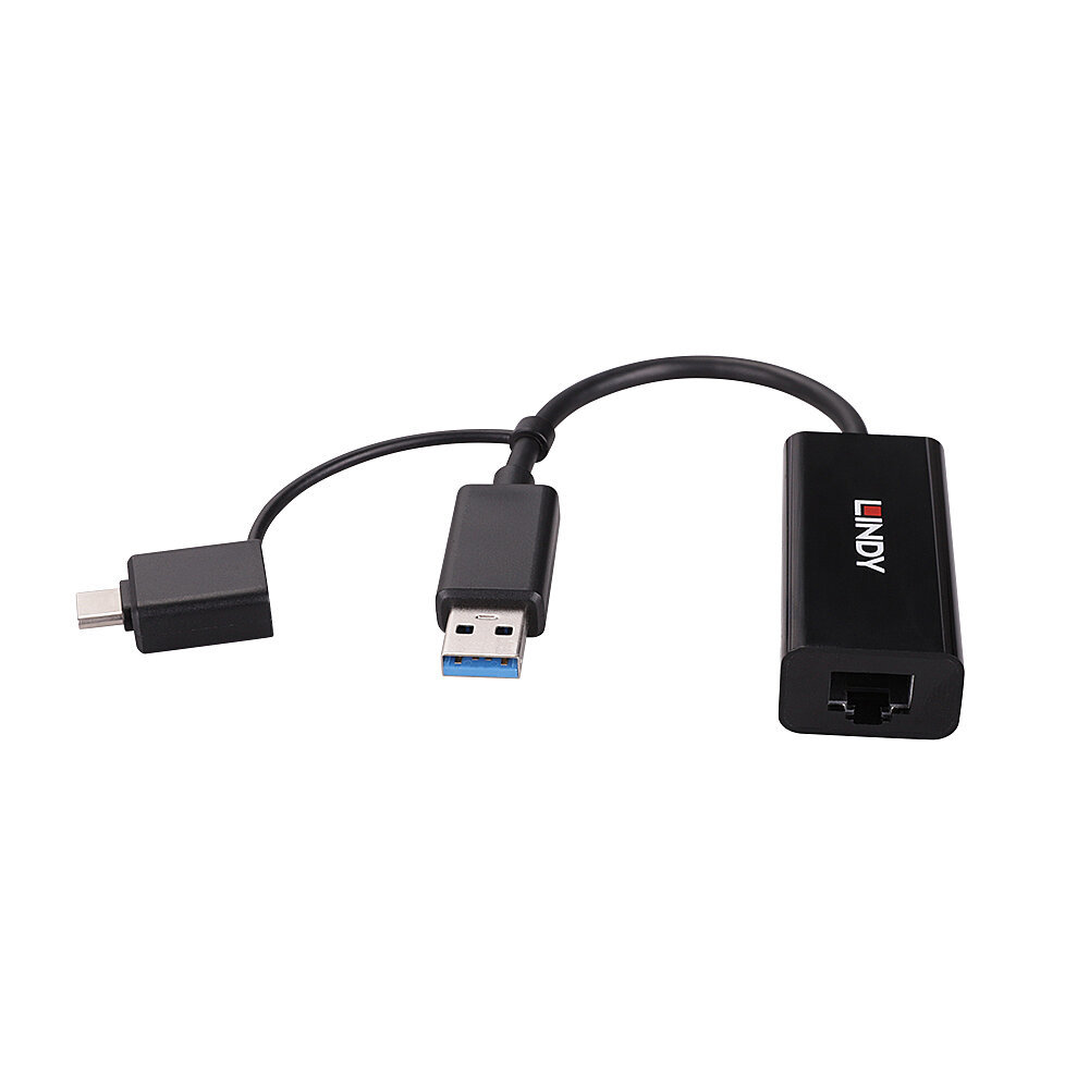 Lindy LIN-43412 USB 3.2 Gen 1 Gigabit Ethernet Çevirici