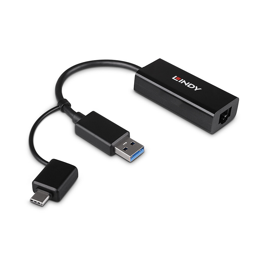Lindy LIN-43412 USB 3.2 Gen 1 Gigabit Ethernet Çevirici - görsel 3