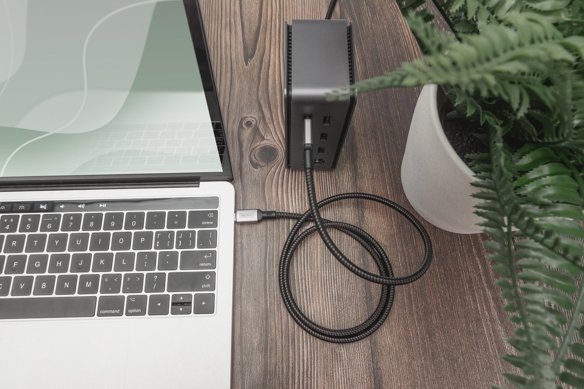Digitus DB-300443-010-S USB 4.0 Tip C Bağlantı Kablosu (USB 4 Bağlantı Kablosu