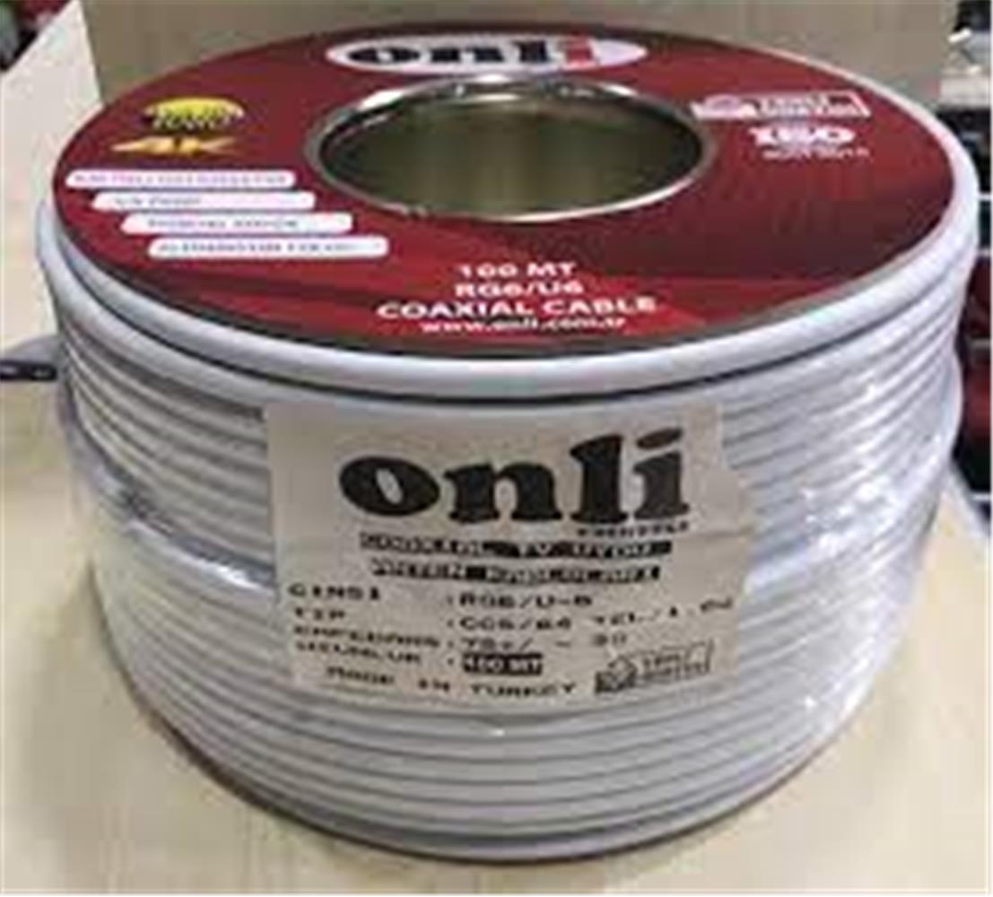 Onli ON-9601 RG6/U6 96 Tel 1,02 CCS/AL 100 metre Anten Uydu Kablosu - görsel 2